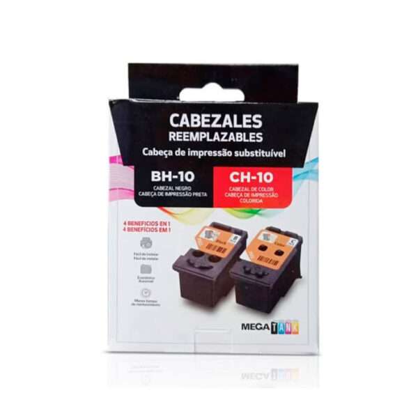 Cabezal Canon Kit Negro BH-10 + Color CH-10 PG5010-6010-7010-2160-3160