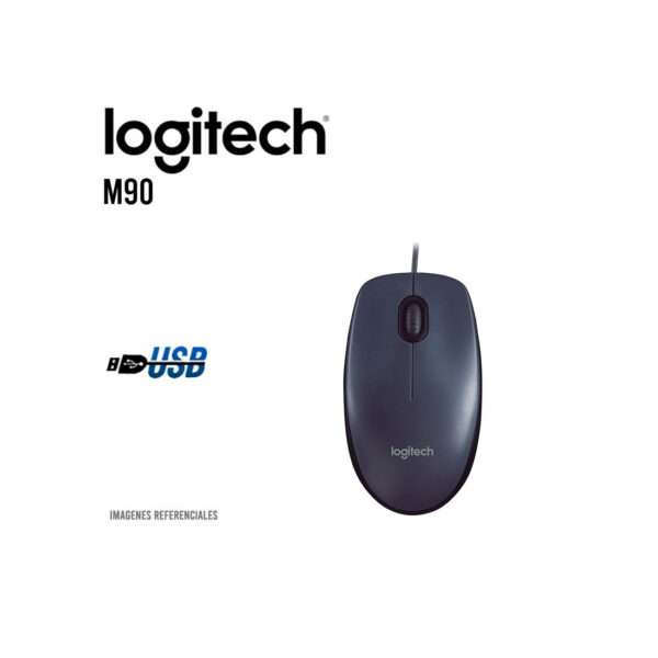 Mouse Logitech M90 Negro