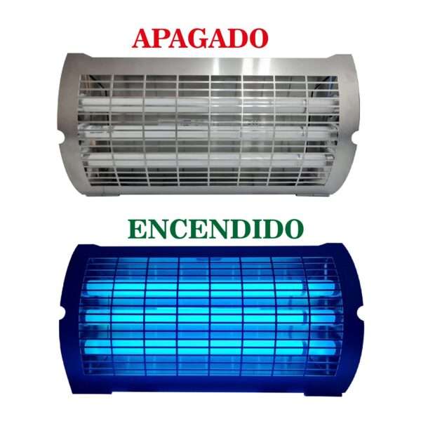 PELSIS - MODELO ISS45 - TRAMPA DE LUZ UV X 03 FLOURESCENTES - Imagen 2